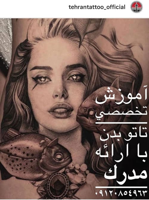 بهترین تاتوکار خانم تلفن بهترین تاتوکار خانم در تهران