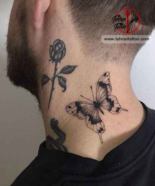 butterfly tattoo - طرح تاتوی پروانه پسرانه